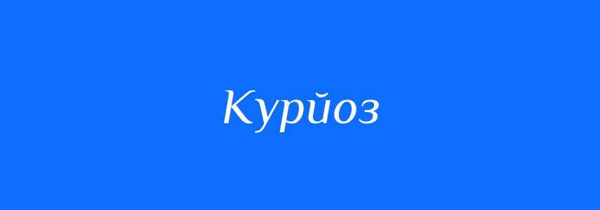 Антоніми до слова Курйоз